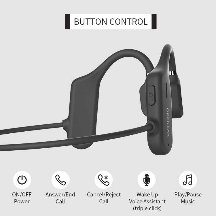 Bike Nook Wireless Bluetooth Headset with Mic, Lightweight