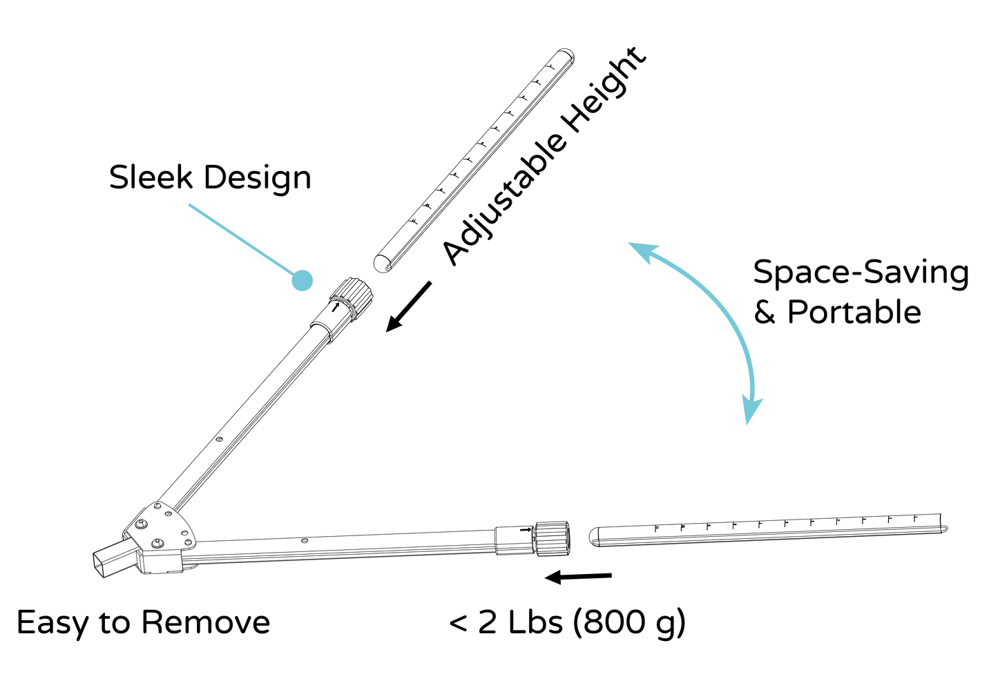 BikeNook Go Telescopic Bicycle Storage Stand