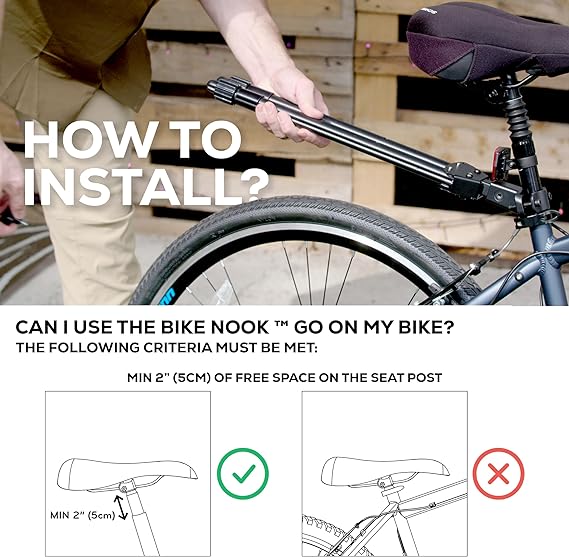 BikeNook Go Telescopic Bicycle Storage Stand