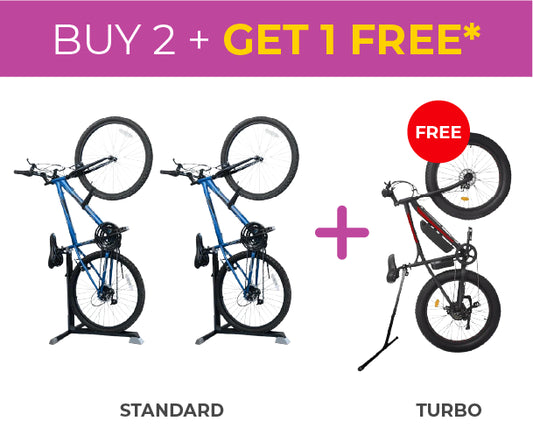 DUO: Bike Nook Standard 2 Units + 1 FREE Turbo Unit + FREE Connector