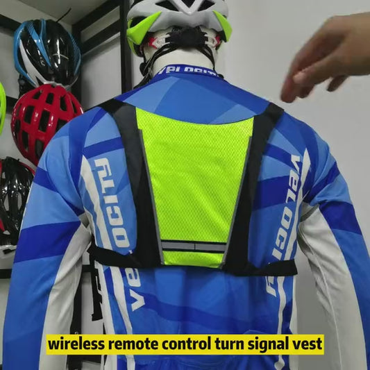 Bike Nook LED Vest Signal Light - Stay Safe While Cycling Day and Night