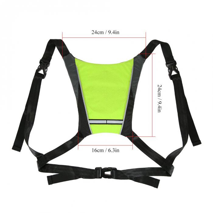 Bike Nook LED Vest Signal Light - Stay Safe While Cycling Day and Night